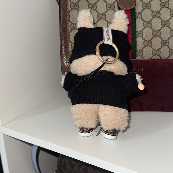 La BuBu featuring LV fashion outfit.Black and Brown Plush Toy - Picture 3 of 4